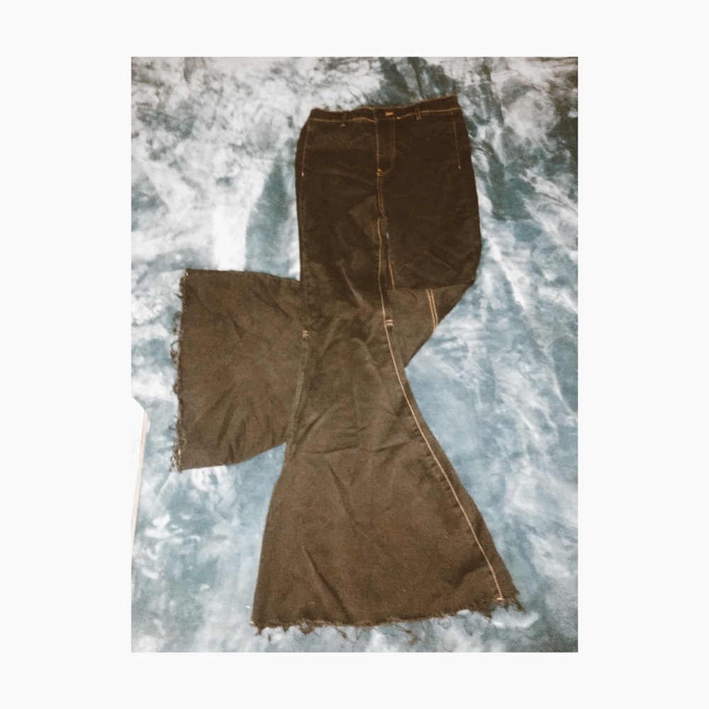 Black bell bottoms